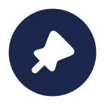 Pin Circle SVG Icon